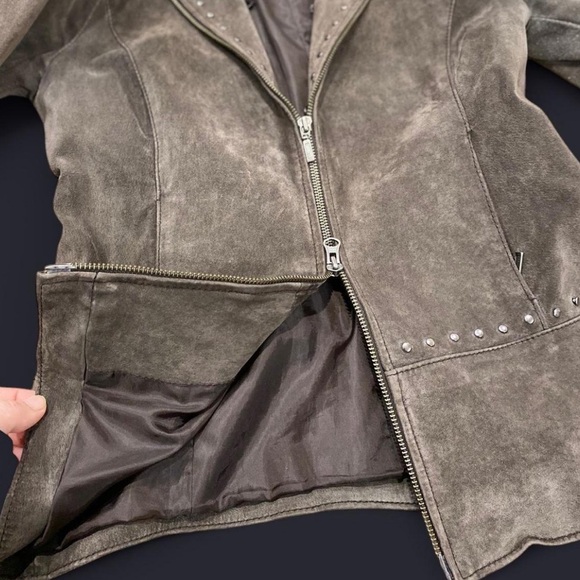 SKOTTS SUEDE Jacket #westernvibes Premium Quality Washable Suede. US S ptp 17.5 - Picture 3 of 13